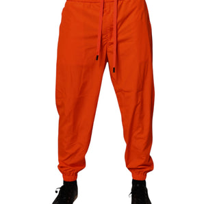Pantalones deportivos Dolce &amp; Gabbana de poliéster naranja para hombre