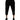 Pantalones deportivos negros de mezcla de algodón de Dolce &amp; Gabbana
