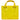Ferrari Yellow Leather Handbag