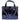 Bolso de mano de piel azul Ferrari