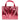 Bolso de mano Ferrari de piel fucsia