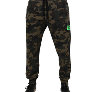 Pantalones deportivos Dolce &amp; Gabbana con estampado de camuflaje multicolor