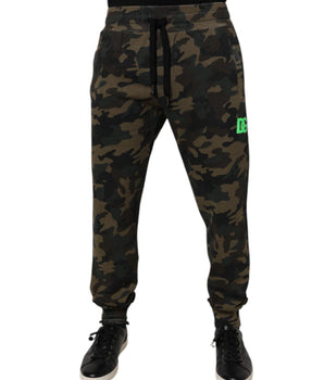 Dolce &amp; Gabbana Multicolor Camouflage Jogger Sweatpants Pants