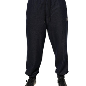 Pantalones deportivos Dolce &amp; Gabbana de jacquard negro para hombre