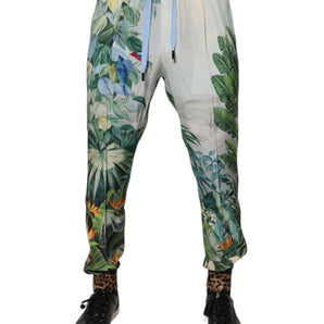 Pantalones deportivos tropicales multicolor de Dolce &amp; Gabbana