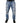 Dolce &amp; Gabbana Blue Tattered Straight Cotton Denim Jeans