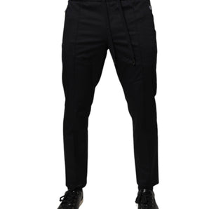 Pantalones deportivos Dolce &amp; Gabbana de algodón azul oscuro para hombre