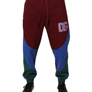 Pantalones deportivos Dolce &amp; Gabbana de algodón multicolor para hombre