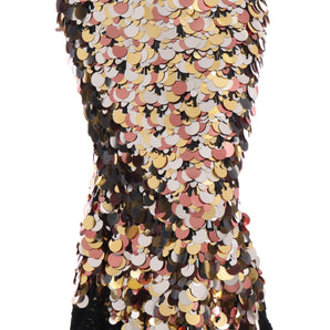 Dolce & Gabbana Sequin Embellished High-Waist Pencil Skirt