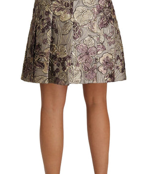 Dolce & Gabbana Floral Jacquard A-Line Skirt Delight Dolce & Gabbana 