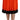 Dolce &amp; Gabbana High-Waist Black &amp; Orange Knee-Length Skirt