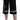Dolce & Gabbana Black Cotton Cropped Embellished Pants Dolce & Gabbana