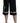 Dolce & Gabbana Black Cotton Cropped Embellished Pants Dolce & Gabbana 