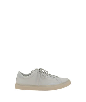 Diemme White Calf Leather Bos Taurus Low Top Sneakers