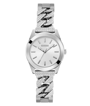 Guess Gray Stainless Steel Dress Watch