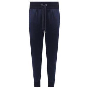 Dolce & Gabbana Blue Silk Men Trousers