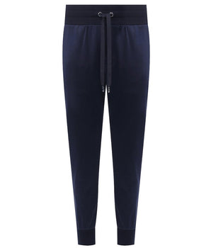 Dolce & Gabbana Blue Silk Men Trousers