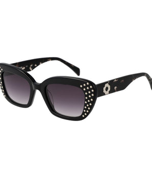 Maje Black Acetate Sunglasses