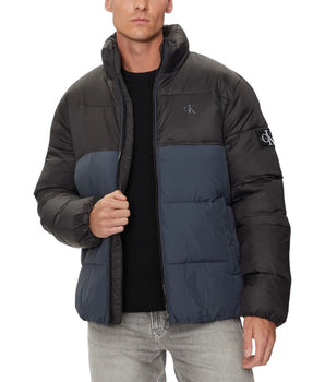 Calvin Klein Jeans Blue Recycled Polyamide Coat