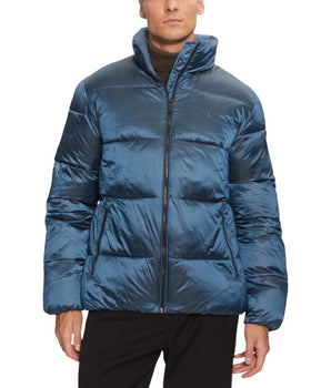 Calvin Klein Jeans Blue Recycled Polyamide Coat