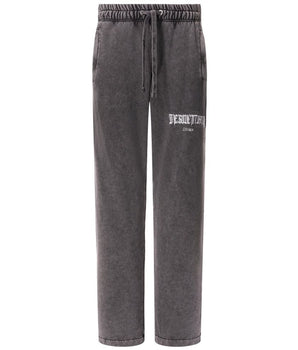 Diego Venturino Gray Cotton Men Trouser