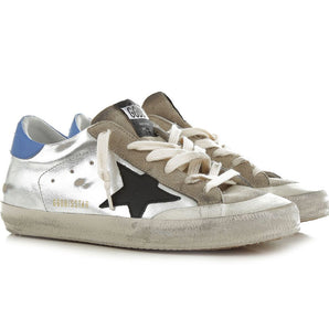 Zapatillas deportivas Golden Goose de piel de becerro gris