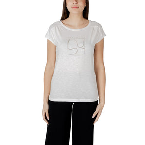 Street One White Cotton Tops & T-Shirt