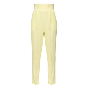 PINKO Yellow Polyester Jeans & Pant