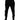 Pantalones ajustados de algodón elástico negro de Dolce &amp; Gabbana