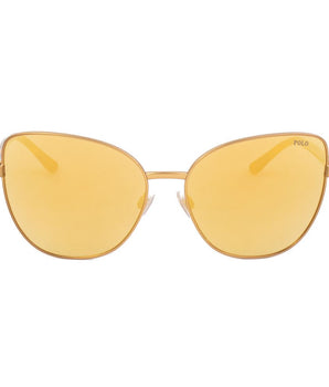 Polo Ralph Lauren Brown Metal Sunglasses