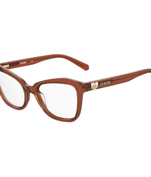 Love Moschino Yellow Acetate Frames