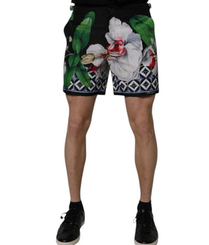Dolce &amp; Gabbana Multicolor Floral Polyester Men Bermuda Shorts