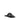 Balenciaga Black Calf Leather Bos Taurus Flat Sandals