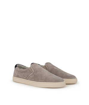 Brunello Cucinelli Beige Slip-On Loafers