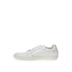 Roberto Cavalli Zapatillas De Cuero Blancas Luxe Footwear