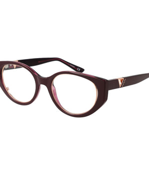 Guess Burgundy Plastic Glasses (Frames)