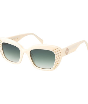 Maje Cream Acetate Sunglasses
