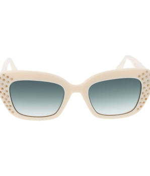 Maje Cream Acetate Sunglasses
