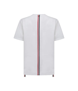 Thom Browne White Cotton T-Shirt