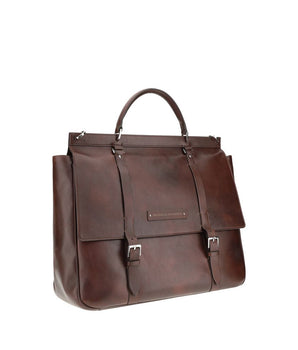 Brunello Cucinelli leather travel bag