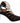 Red Valentino Black Multi Strap Leather Mid Heels Pumps Shoes