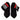 GCDS Black Suede Logo Socks Block Heel Ankle Boots Shoes