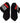 GCDS Black Suede Logo Socks Block Heel Ankle Boots Shoes