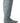 Red Valentino Blue Leather Elastic Flats Pull On Knee High Boots Shoes