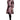 Chaqueta gabardina con brocado floral rosa y negro de Dolce & Gabbana