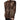 Chaqueta Dolce & Gabbana con botones de seda y estampado de leopardo marrón