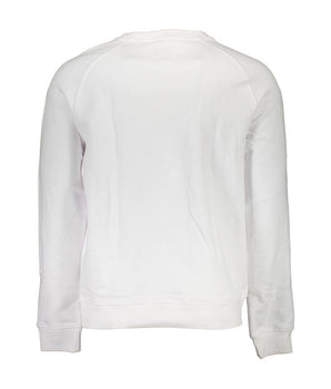 Guess Jeans White Cotton Men Sweater