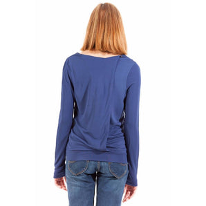 Gant Blue Viscose Women T-Shirt