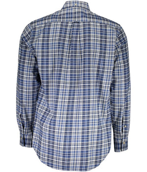 Gant Blue Cotton Men Shirt