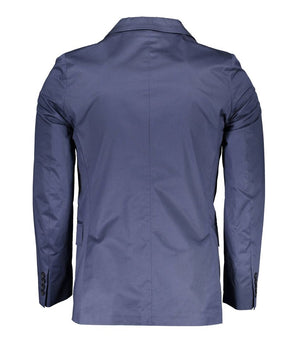Gant Blue Cotton Men Jacket